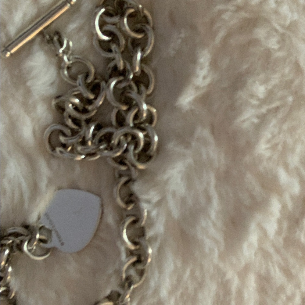 Tiffany & Co. Silver Heart Charm necklace